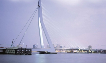 Bascule bridges - Erasmusbridge, Rotterdam, Netherlands
